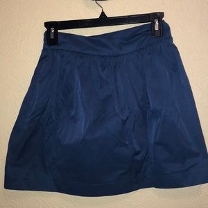 Zara XS Navy Skirt